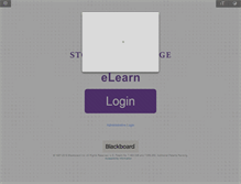 Tablet Screenshot of elearn.stonehill.edu